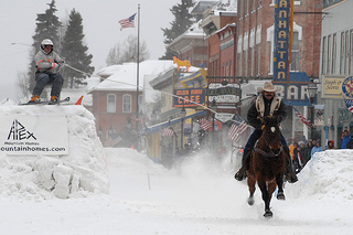 Leadville, Colorado, ski joring