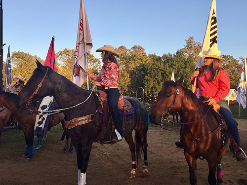 rodeo flag bearer, cowgirl, horse, rodeo, penn valley rodeo, penn valley, california