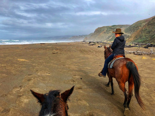 tobi ross, ross ranch, manchester beach, horseback riding, mendocino coast, california